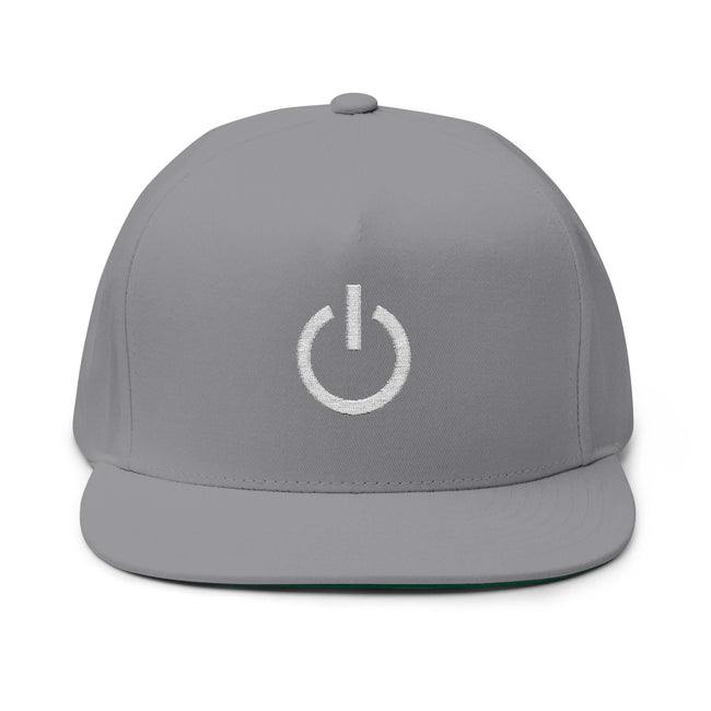 Embroidered Flat Bill Cap, Casual Baseball Hat, Cool Streetwear Accessory, Perfect for Games, Unique Gift for Him or Her