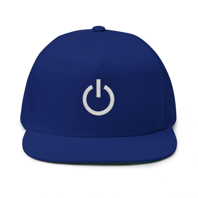Embroidered Flat Bill Cap, Casual Baseball Hat, Cool Streetwear Accessory, Perfect for Games, Unique Gift for Him or Her