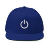 Embroidered Flat Bill Cap, Casual Baseball Hat, Cool Streetwear Accessory, Perfect for Games, Unique Gift for Him or Her