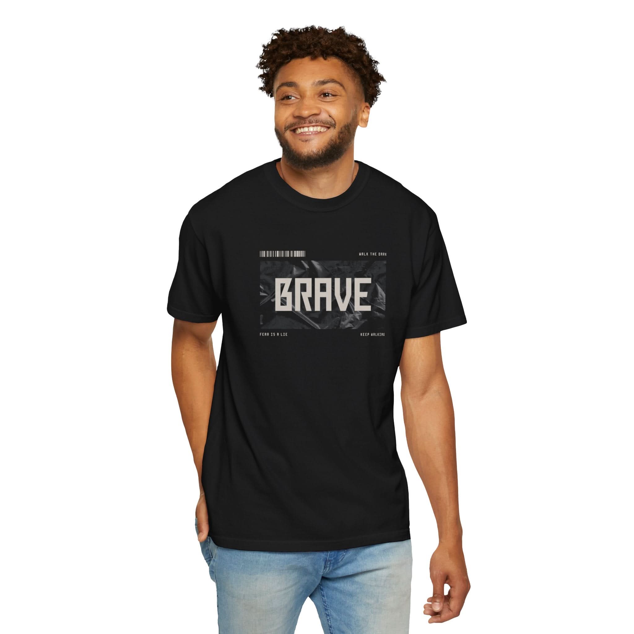 Brave Unisex T-Shirt | Inspirational Graphic Tee for Everyday Confidence Motivational Apparel