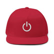 Embroidered Flat Bill Cap, Casual Baseball Hat, Cool Streetwear Accessory, Perfect for Games, Unique Gift for Him or Her