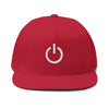 Embroidered Flat Bill Cap, Casual Baseball Hat, Cool Streetwear Accessory, Perfect for Games, Unique Gift for Him or Her