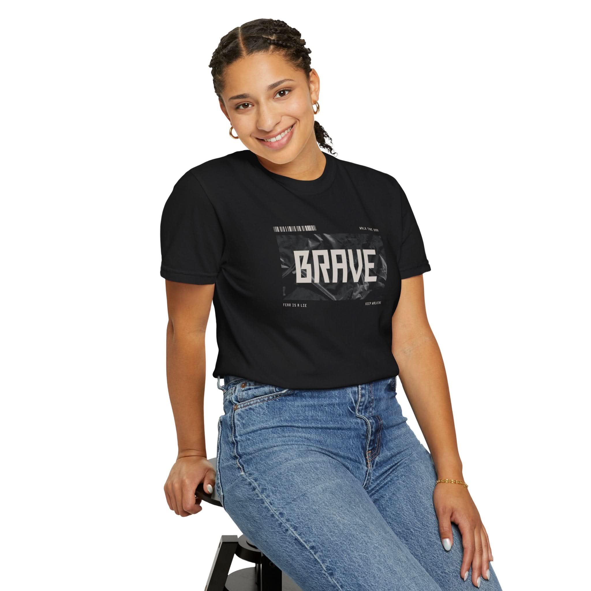 Brave Unisex T-Shirt | Inspirational Graphic Tee for Everyday Confidence Motivational Apparel