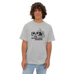 Skull Graphic Unisex Oversized Tee, Casual Streetwear, Gift for Him & Her,  Everyday Wear
