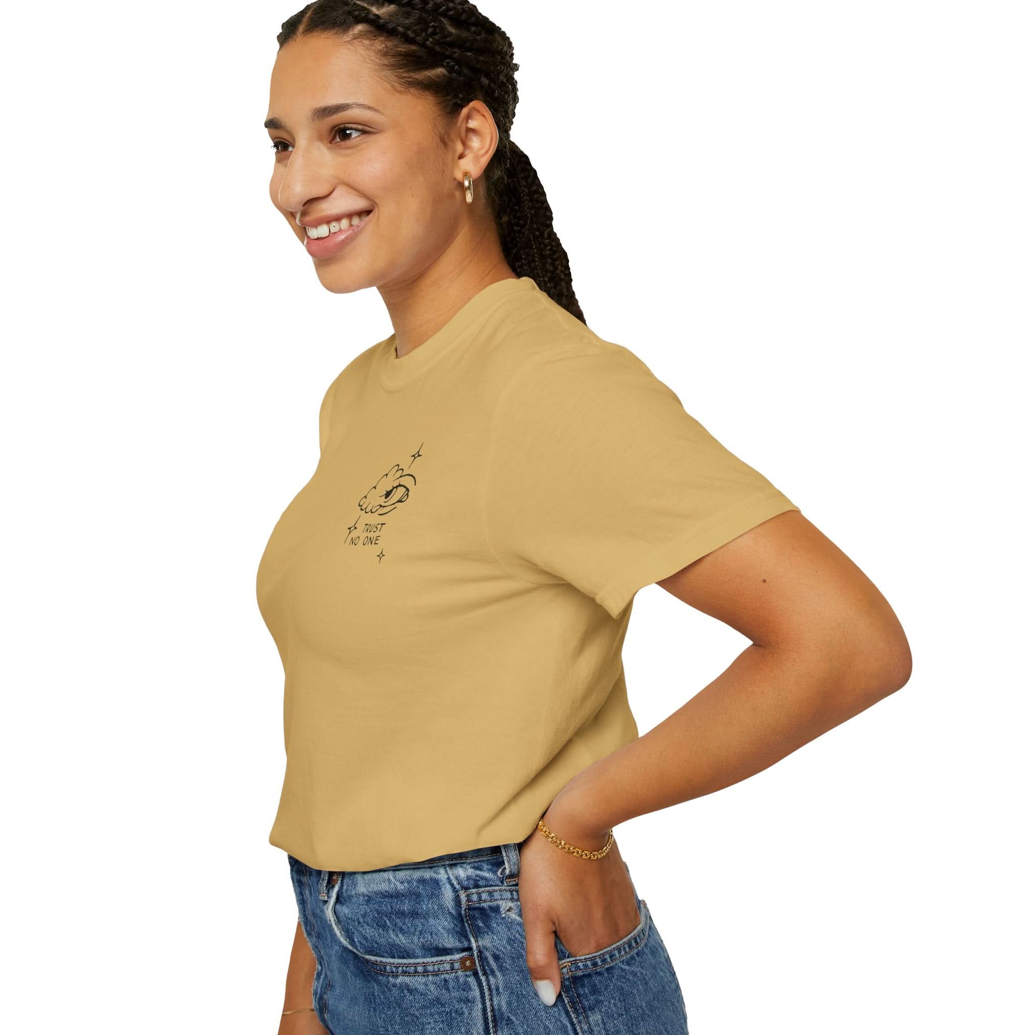 T-Shirt, Unisex Garment-Dyed Shirt,  Relaxed Style, Gift for Friends, Everyday Comfort