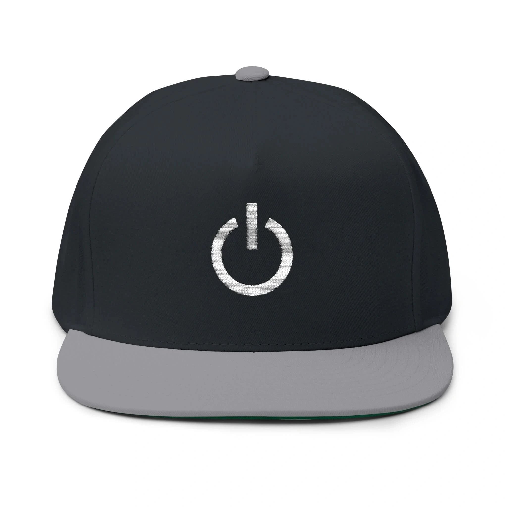 Embroidered Flat Bill Cap, Casual Baseball Hat, Cool Streetwear Accessory, Perfect for Games, Unique Gift for Him or Her