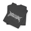 Unisex Heavy Cotton Tee with Edgy Design, Casual Fashion