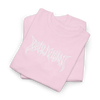 Unisex Heavy Cotton Tee with Edgy Design, Casual Fashion