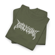 Unisex Heavy Cotton Tee with Edgy Design, Casual Fashion
