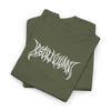 Unisex Heavy Cotton Tee with Edgy Design, Casual Fashion