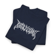 Unisex Heavy Cotton Tee with Edgy Design, Casual Fashion