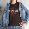 Venom Design Unisex Heavy Cotton Tee | Edgy Streetwear