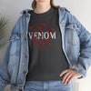 Venom Design Unisex Heavy Cotton Tee | Edgy Streetwear