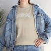 Unisex Heavy Cotton Tee with Edgy Design, Casual Fashion