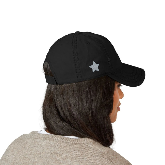 Distressed Dad Hat, Casual Everyday Cap, Relaxed Fit Cap
