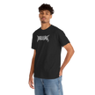 Unisex Heavy Cotton Tee with Edgy Design, Casual Fashion