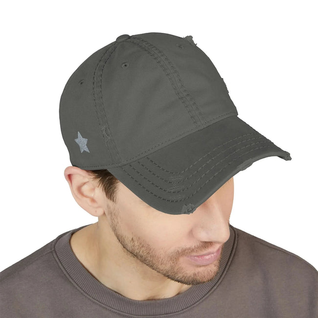 Distressed Dad Hat, Casual Everyday Cap, Relaxed Fit Cap