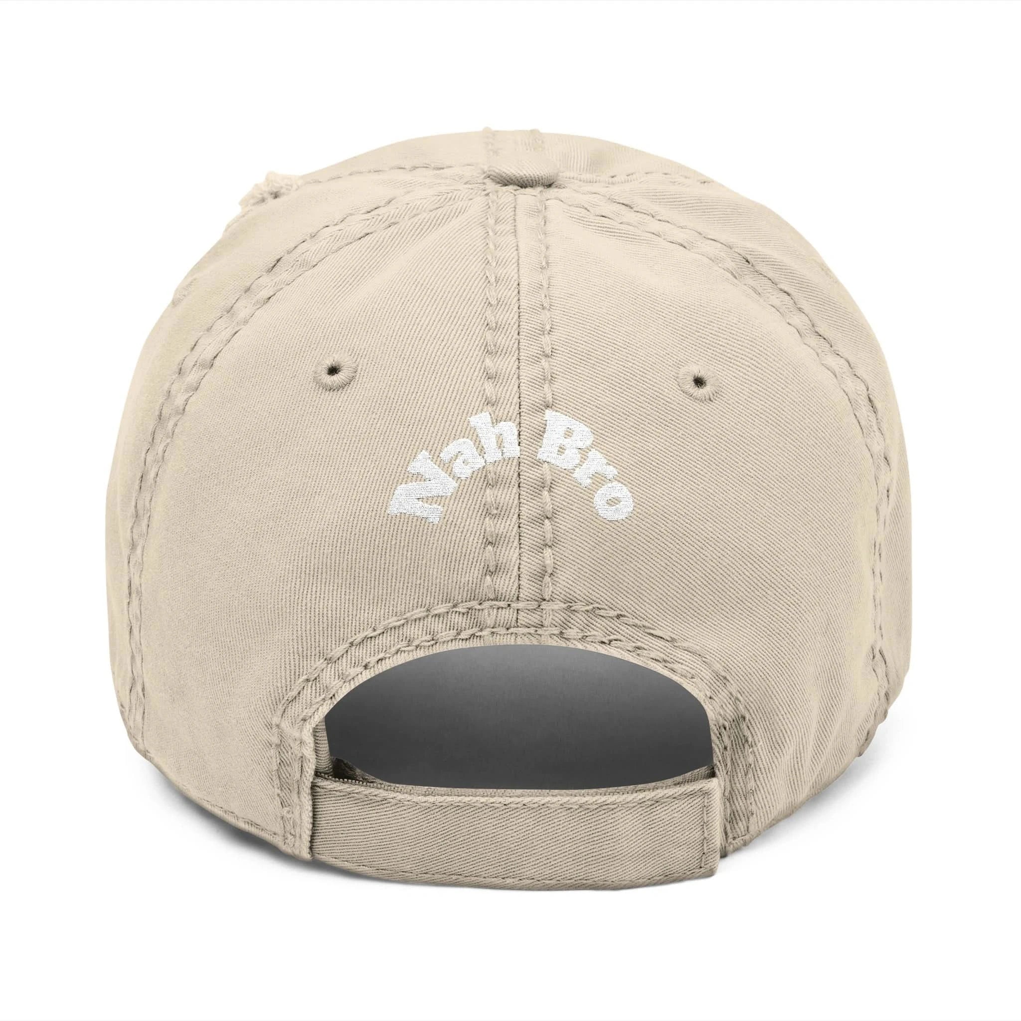 Distressed Dad Hat with 'Nah Bro' Embroidery | Casual Fashion Accessory, Gift for Dads, Trendy Cap, Everyday Wear, Outdoor Activities, [...]