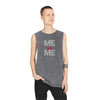 Me vs Me Unisex Stonewash Tank Top - Motivational Workout Gear, Casual Summer Apparel, Gift for Fitness Lovers, Trendy Tank, Athleisure Wear