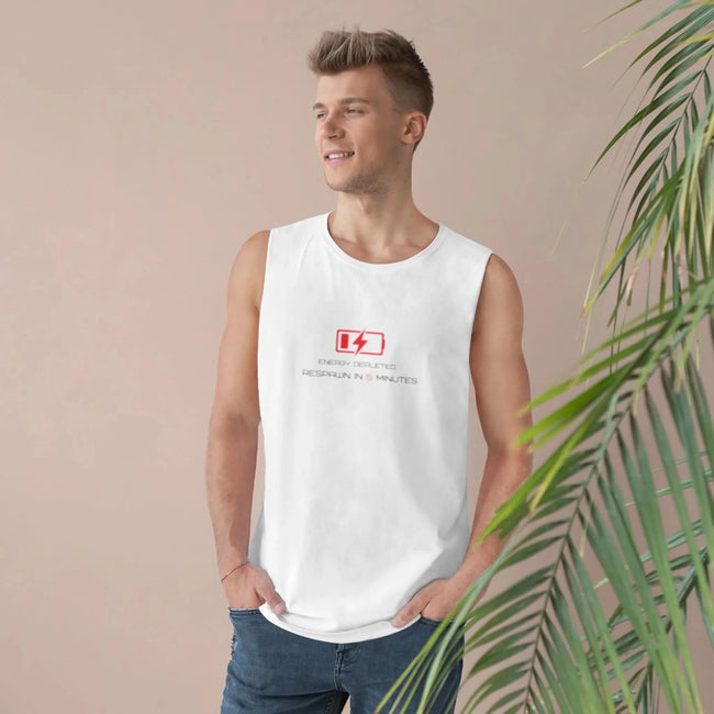 Unisex Barnard Tank Top - Energy Charged Design, Summer Style, Casual Wear