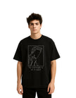 Stylish Oversized Tee - 'The World Taught Me Not to Expect', Casual Streetwear, Perfect Gift for Teens, Everyday Comfort