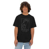 Stylish Oversized Tee - 'The World Taught Me Not to Expect', Casual Streetwear, Perfect Gift for Teens, Everyday Comfort