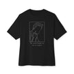 Stylish Oversized Tee - 'The World Taught Me Not to Expect', Casual Streetwear, Perfect Gift for Teens, Everyday Comfort