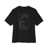 Stylish Oversized Tee - 'The World Taught Me Not to Expect', Casual Streetwear, Perfect Gift for Teens, Everyday Comfort